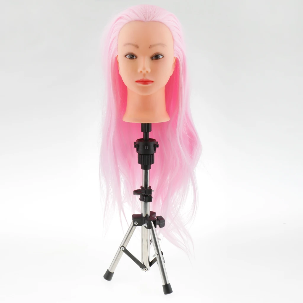 Heavy Duty Wig Mannequin Tripod Cosmetology Hairdressing Head Model Holder Stand