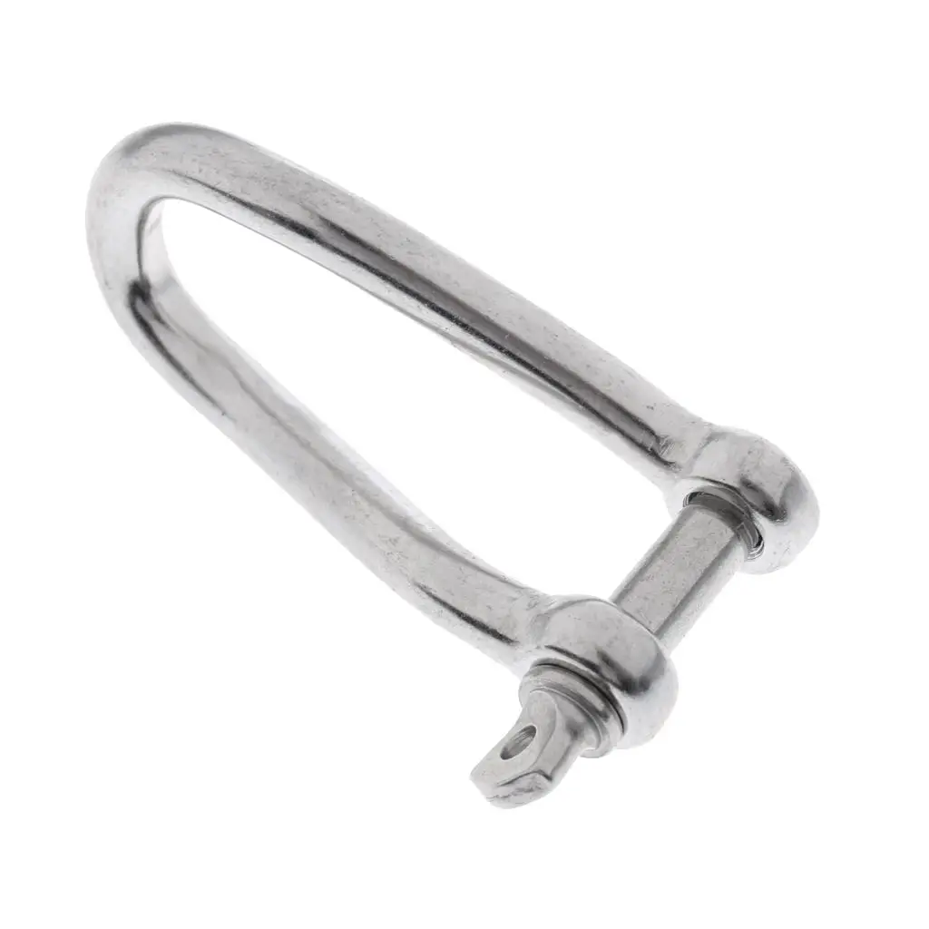 1 Pcs 8mm Yacht Boat Twisted Anchor Shackle Corrosion Resistance 316 Stainless Steel