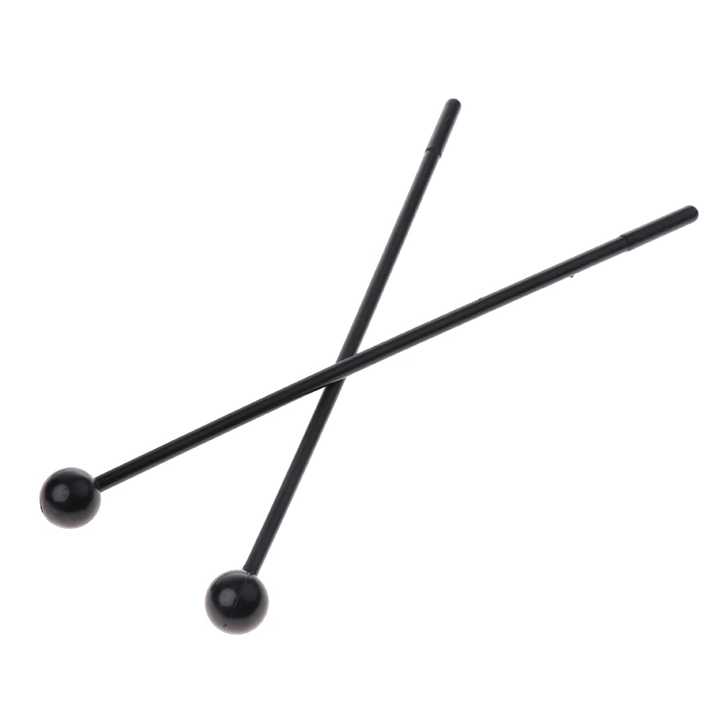 1 Pair Kids Children Toddler Beat Mallet Parts Early Musical Toys Black