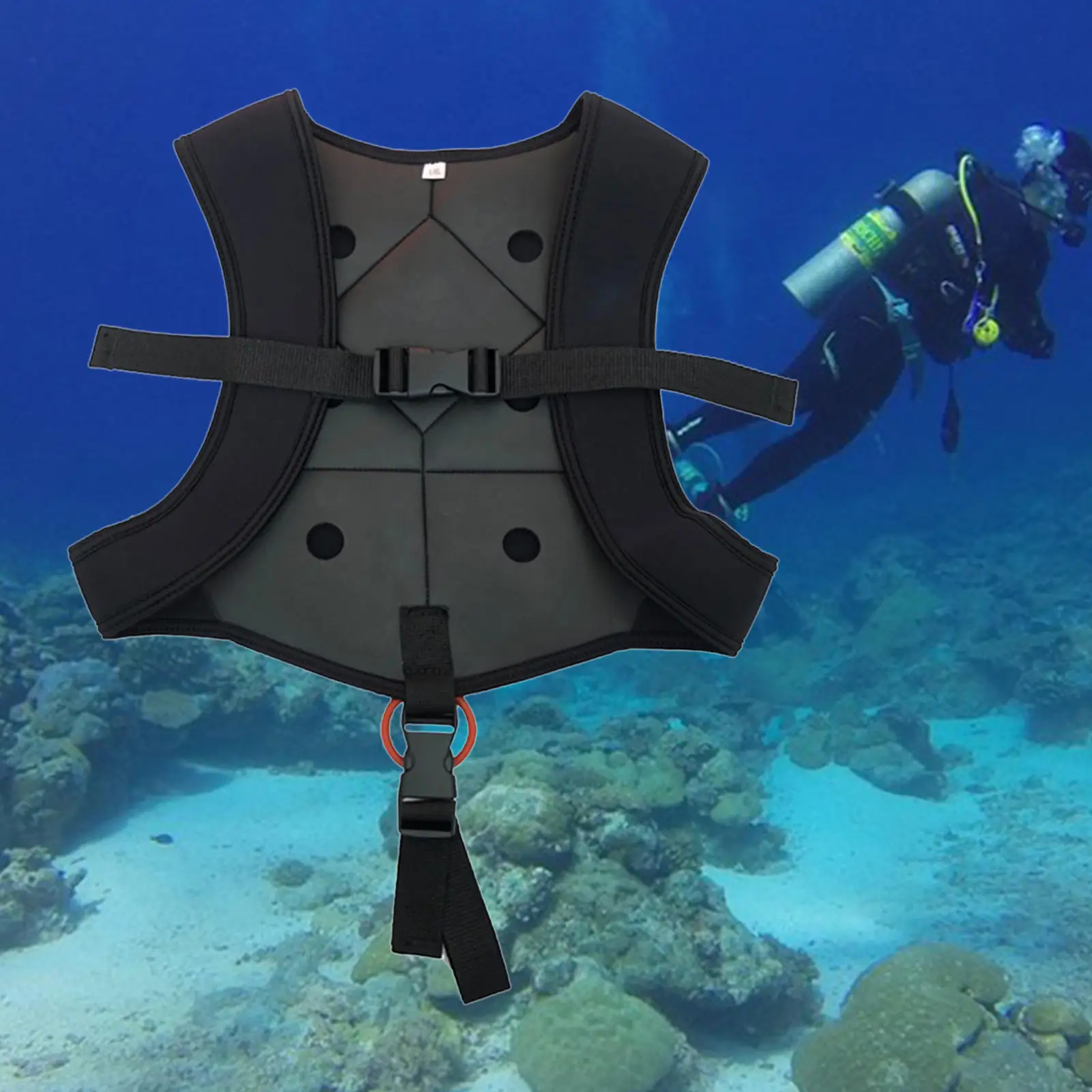 Diving Weight Vest Adjustable Belt Diving Suit Wetsuit Top Underwater Wetsuit Vest for Fishing Hunting Equipment Gear Supplies