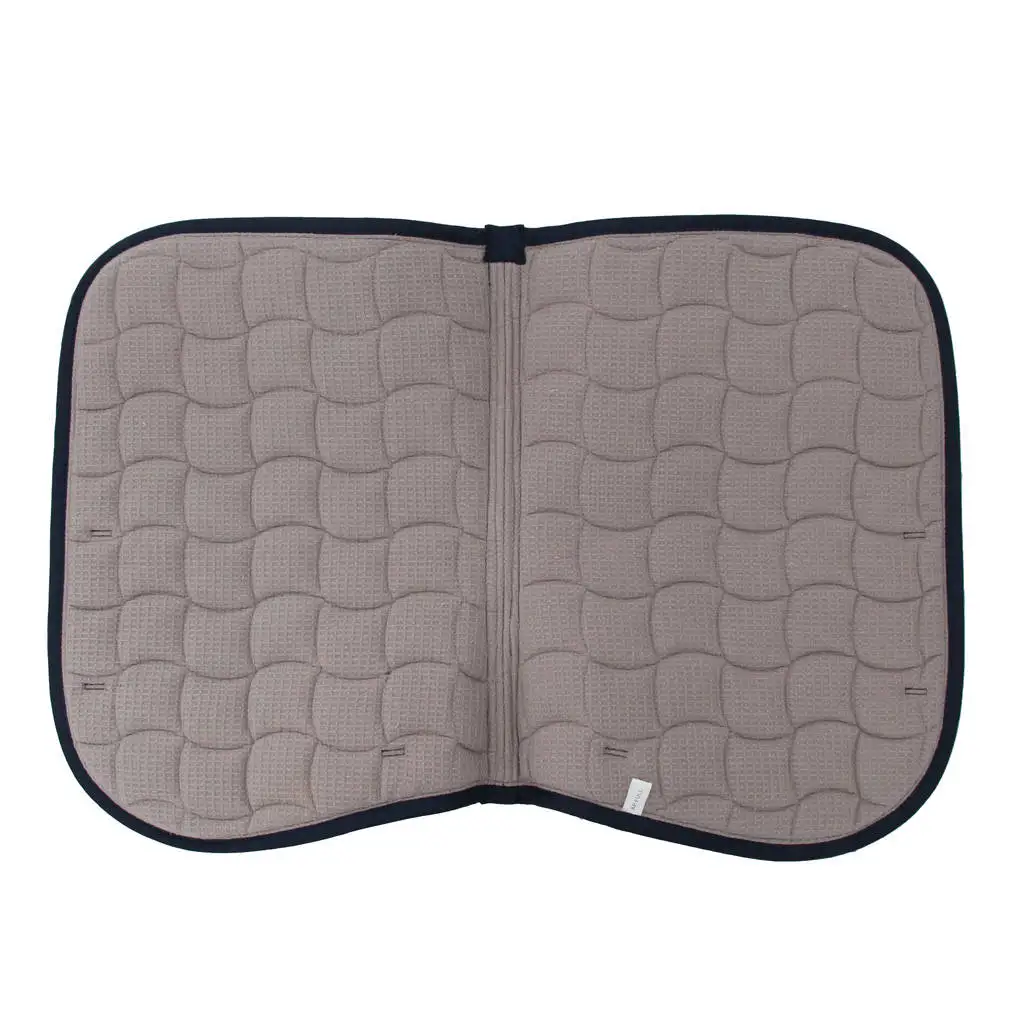 All Purpose Quilted Cotton Contour Saddle Pad English, Equestrian Saddle Pads for Horses Ponies