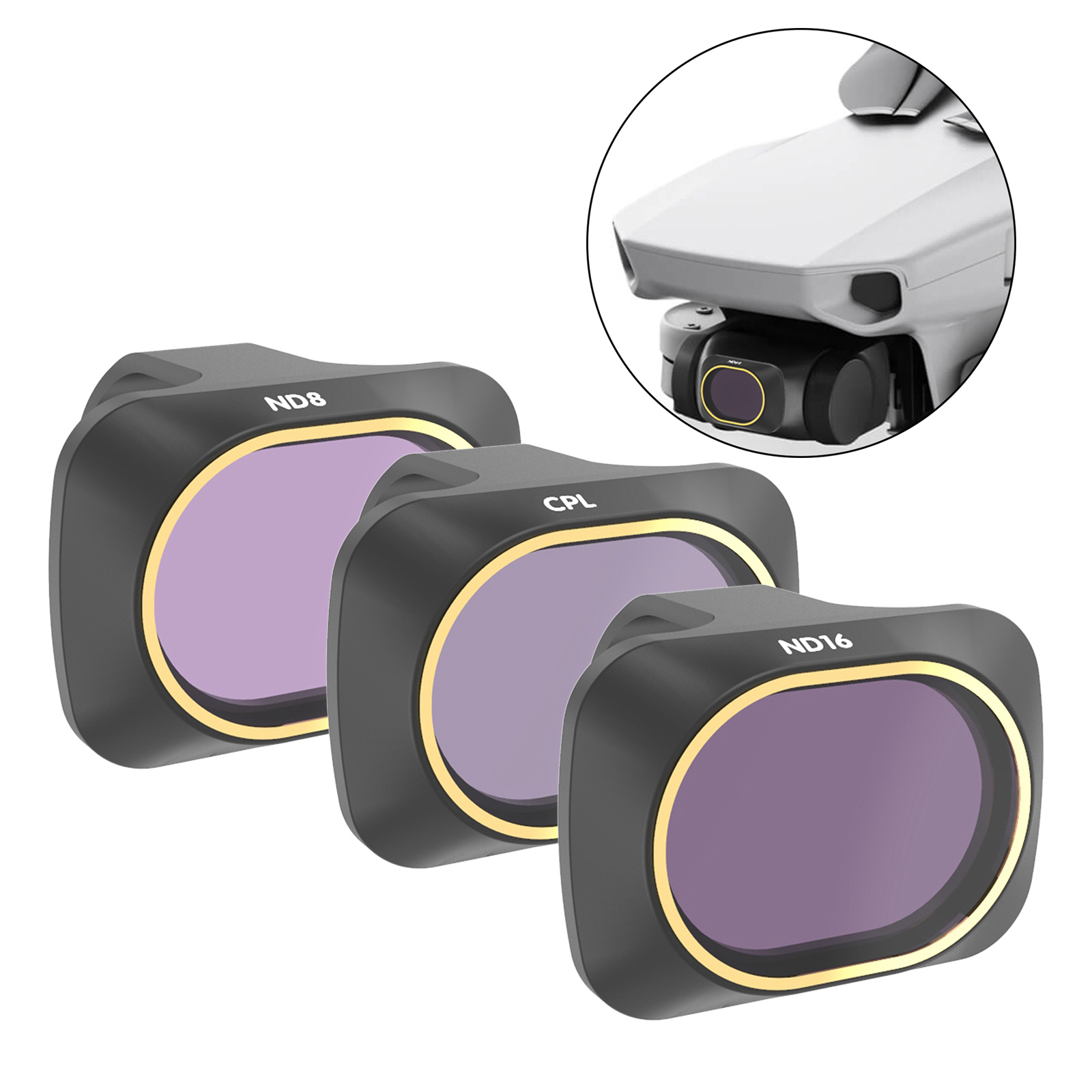 Replacement CPL ND16 Lens Filters Set Fit for Mavic Mini Mini 2 Camera