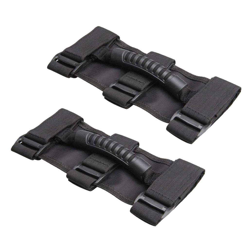 2Pieces Roll Bar Grab Handles Grib Hand Holder For Jeep Wrangler JK TJ YJ