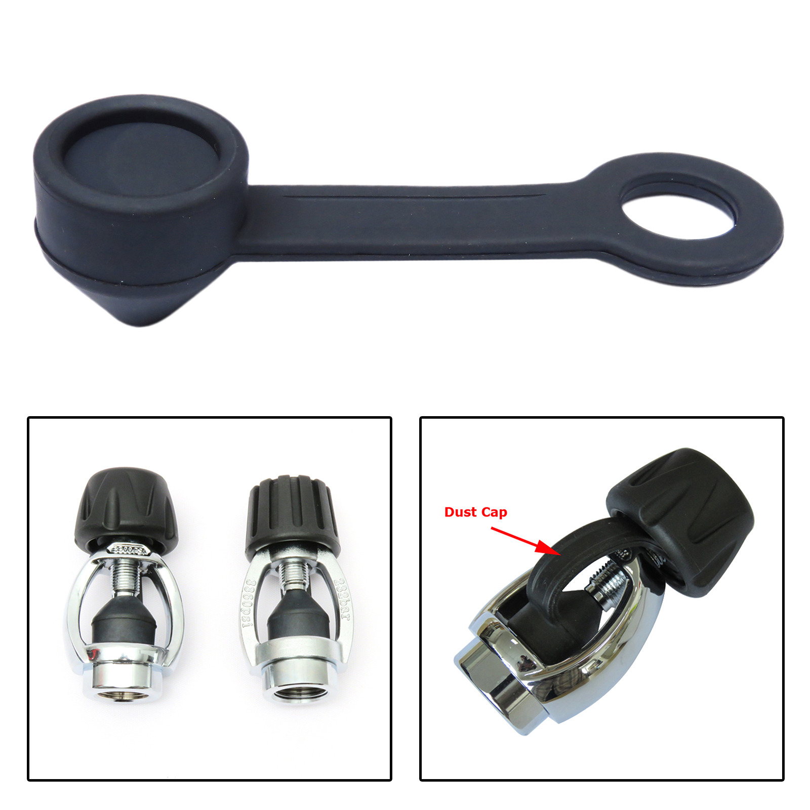 Scuba Diving YOKE Dust  Cover Plug For First Stage Regulator