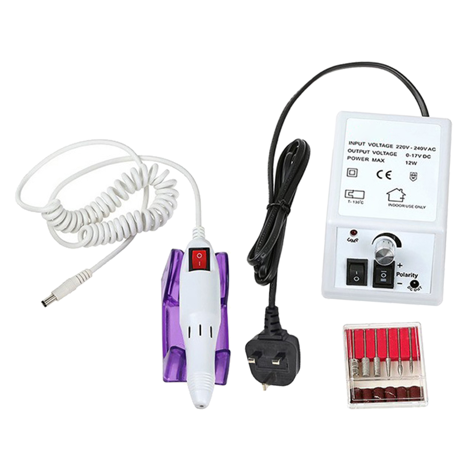 Portable Electric Nail Drill Pro for Acrylic Nails Remove for Home Salon Use