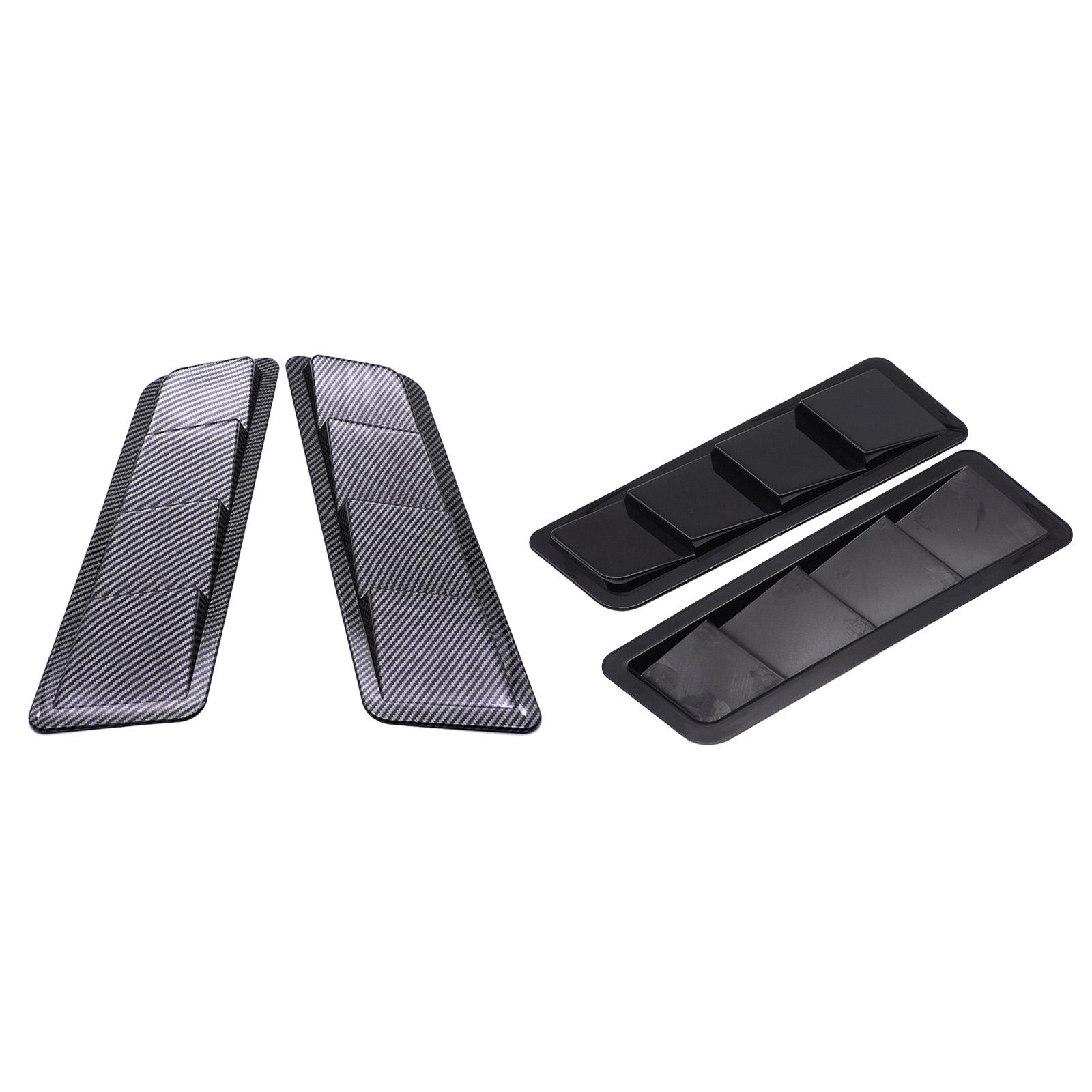Engines Hood Vent Cover Louver Scoops Cover Intake Cooling Panel Trim Hood Air Intake Vent Grille Exterior Decoration Trucks