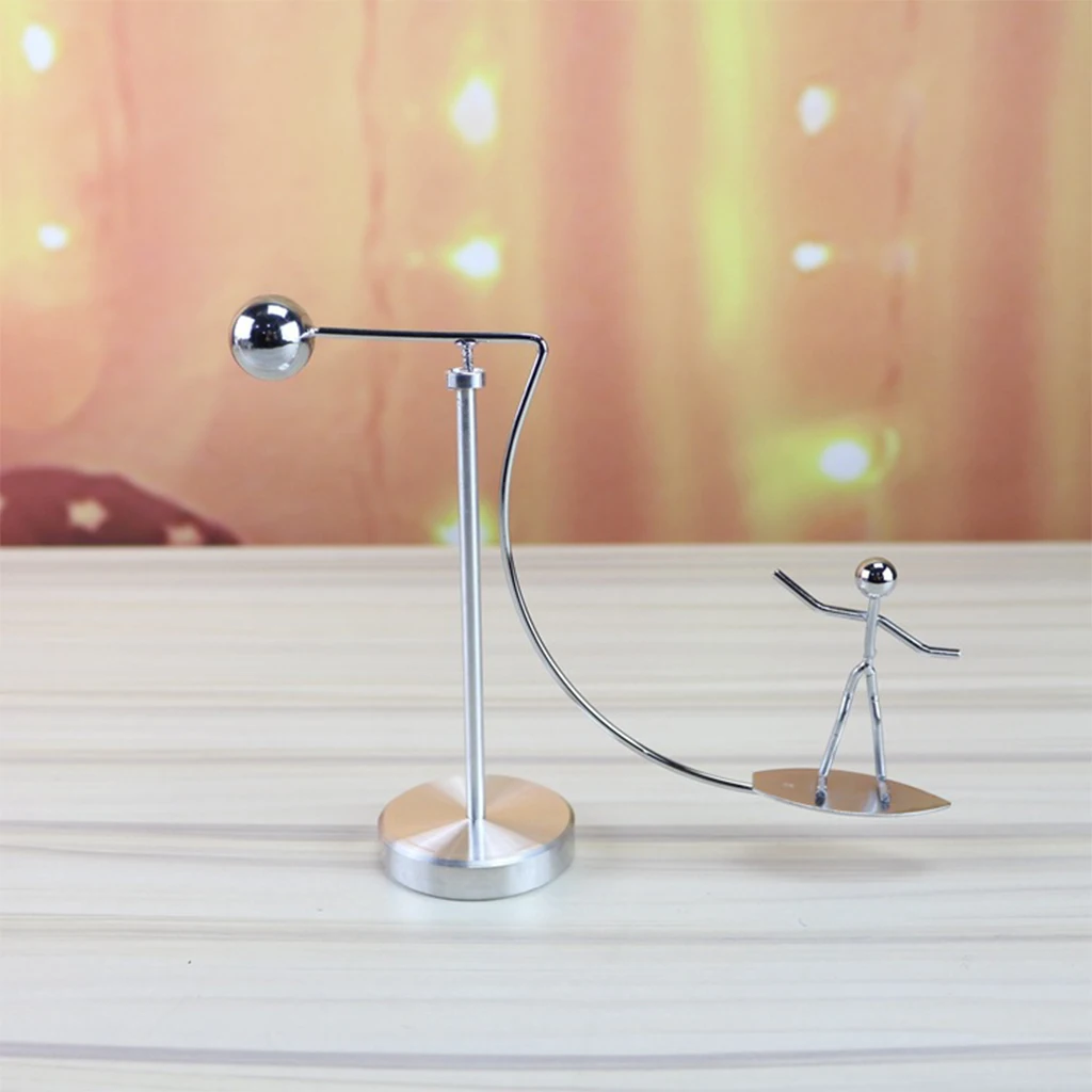 Metal  Balance Science Revolving Physics Perpetual Pendulum Toy
