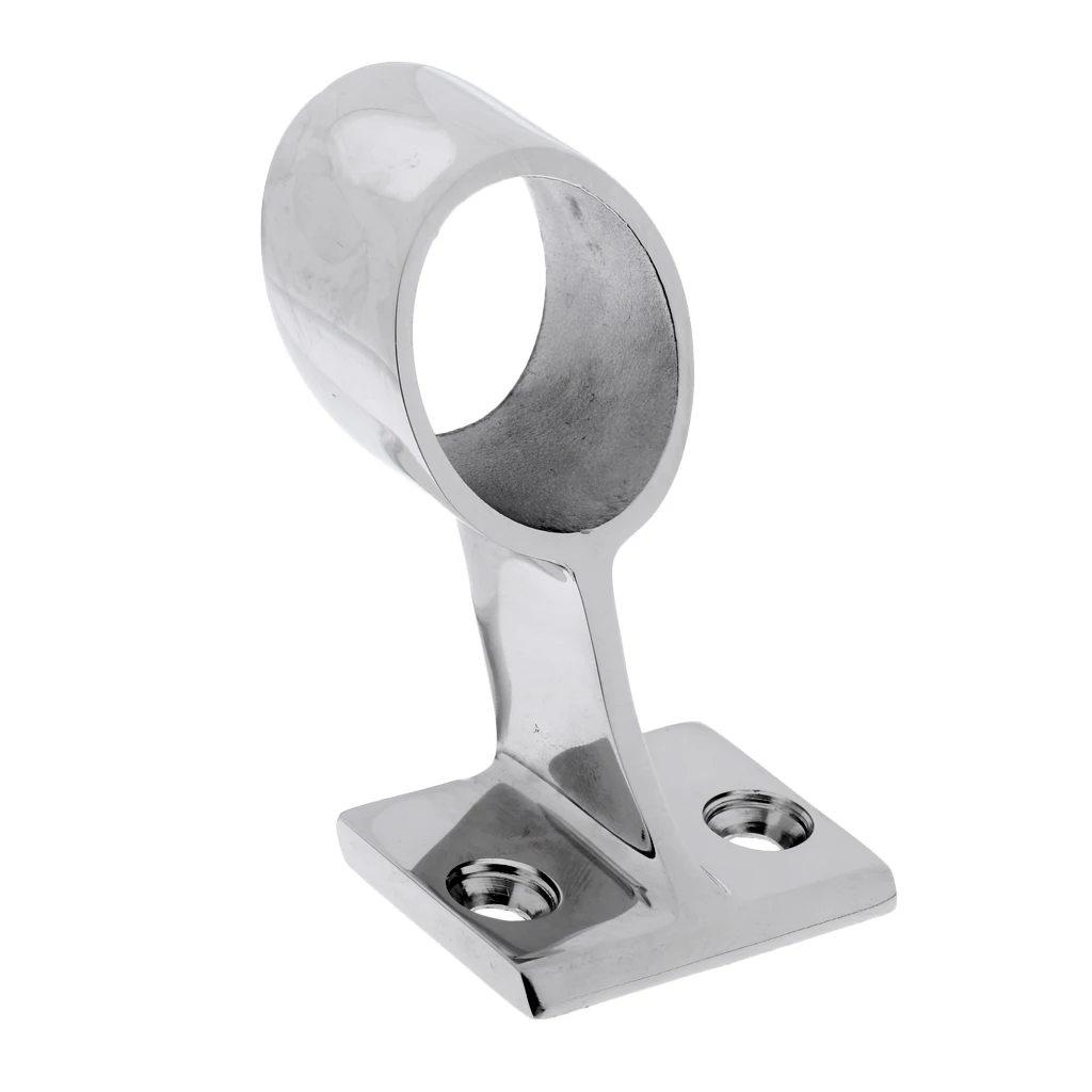 Boat Handrail Fitting Center Stanchion Marine Grade 316 Stainless Steel Corrosion resistant and durable Mirror polish