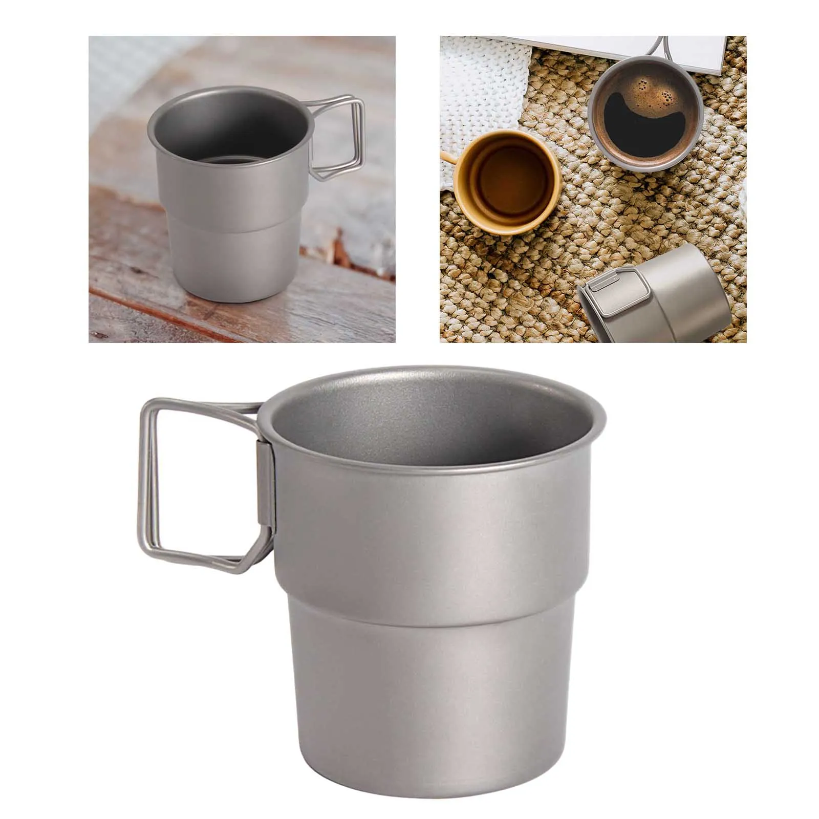 Modern Stackable Cup Tea Cup for Coffee Drink Tea Juice Espresso Cup Drinking Cup for Travel Outdoor Camping Home Hiking
