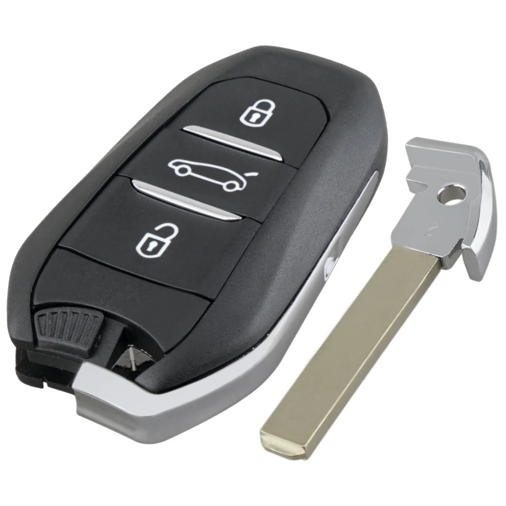 Flip Remote Car Key Fob 3BTN 433MHz ID46 for Peugeot 208 308 508 3008 5008 