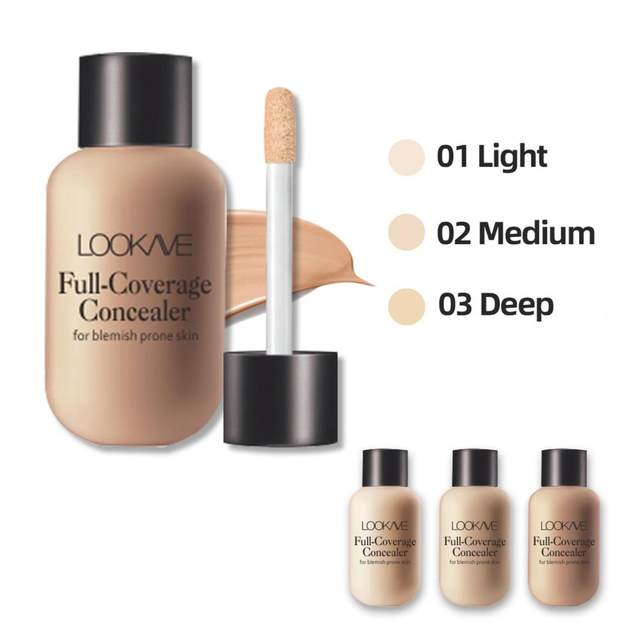 Oil Control Waterproof Concealer Liquid Foundation Makeup