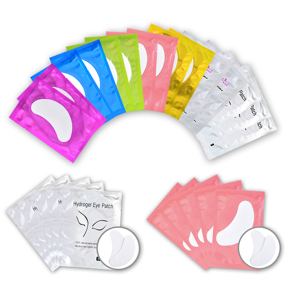 Best of 50Pairs Eyelash Pad Gel Patch Grafting Eyelashes Under Eye Patches For Eyelash Extension Paper Sticker Application Make Up Tools Reviews & Tips