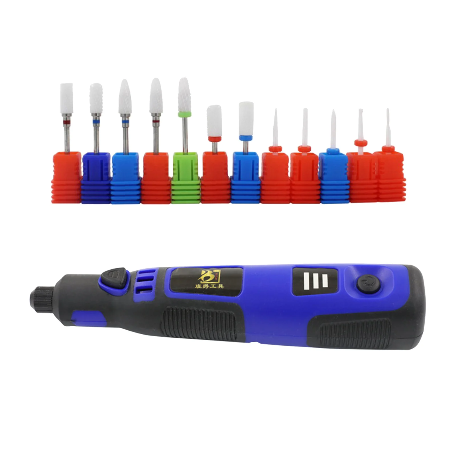 Electric 3.6V Nail Drill 3-Gear Speed 5000-15000rpm Manicure Polishing Carving Grinder Pen Home Salon DIY Crafts