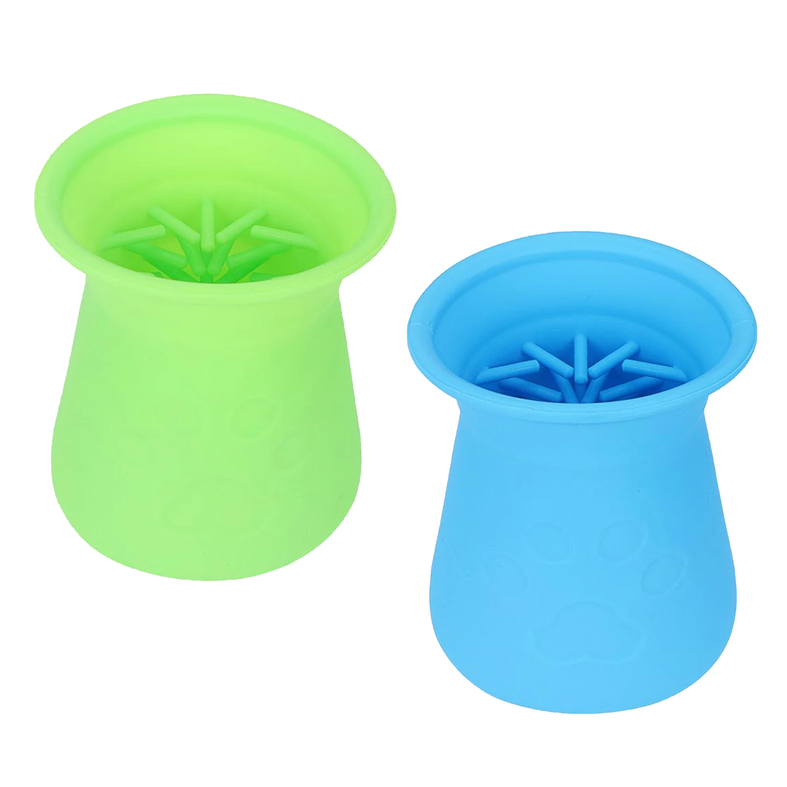 Silicone Soft Pets Paw Cleaner Cats Washer Cup Cleaning Brush Tools Plunger