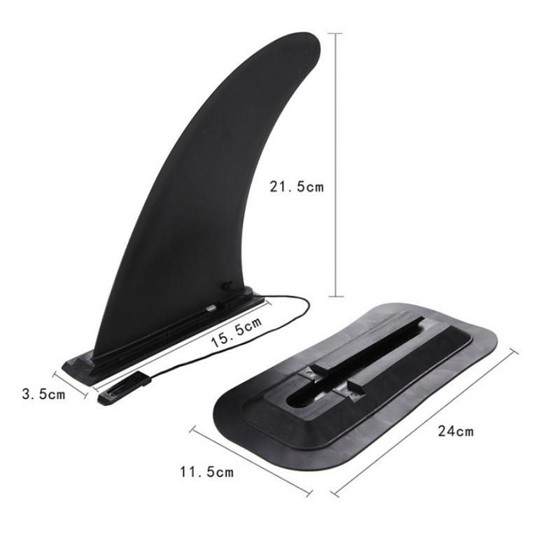 11.5x24cm Soft Top Surfboard Fins Surf Board Single Fin Replacement Accessories Surfboard Fin for Surfing