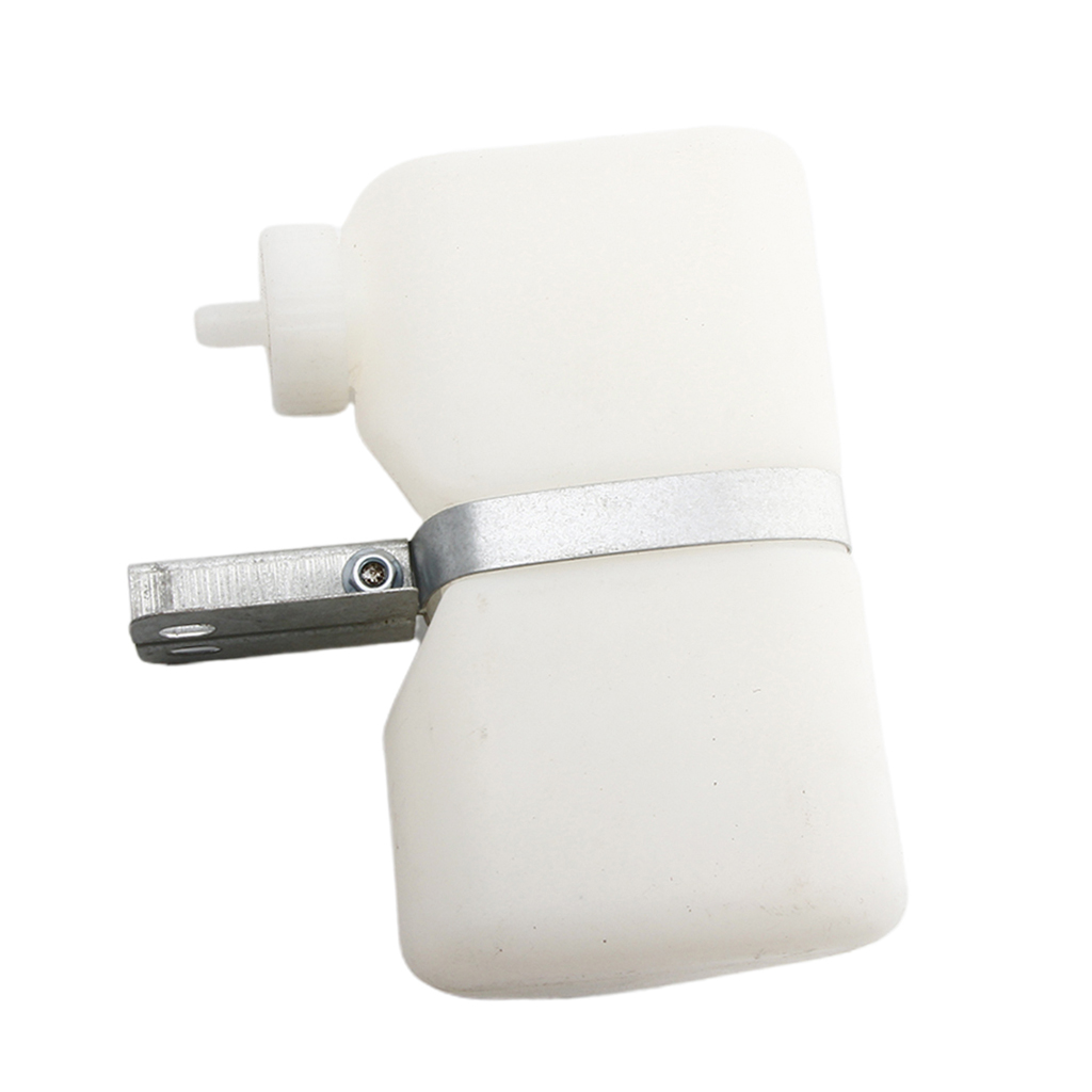 dolity White Plastic Engine Radiator Coolant Bottle Overflow Reservoir Tank  for 250cc 350cc Quad Dirt Bike ATV