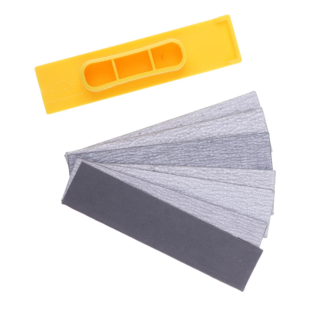 Hand Polishing Tool Grit 400 2500 Adhesive Tape Sandpaper Kit for Gundam