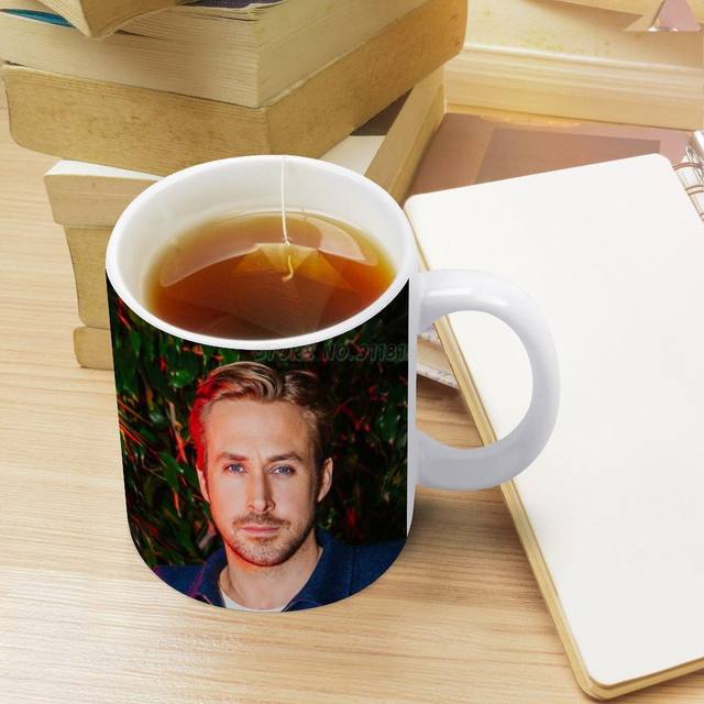 russian Ryan Gosling Ceramic mug Tableware tea coffee kitchen utensils sets  Gifts for men Woman girlfriend