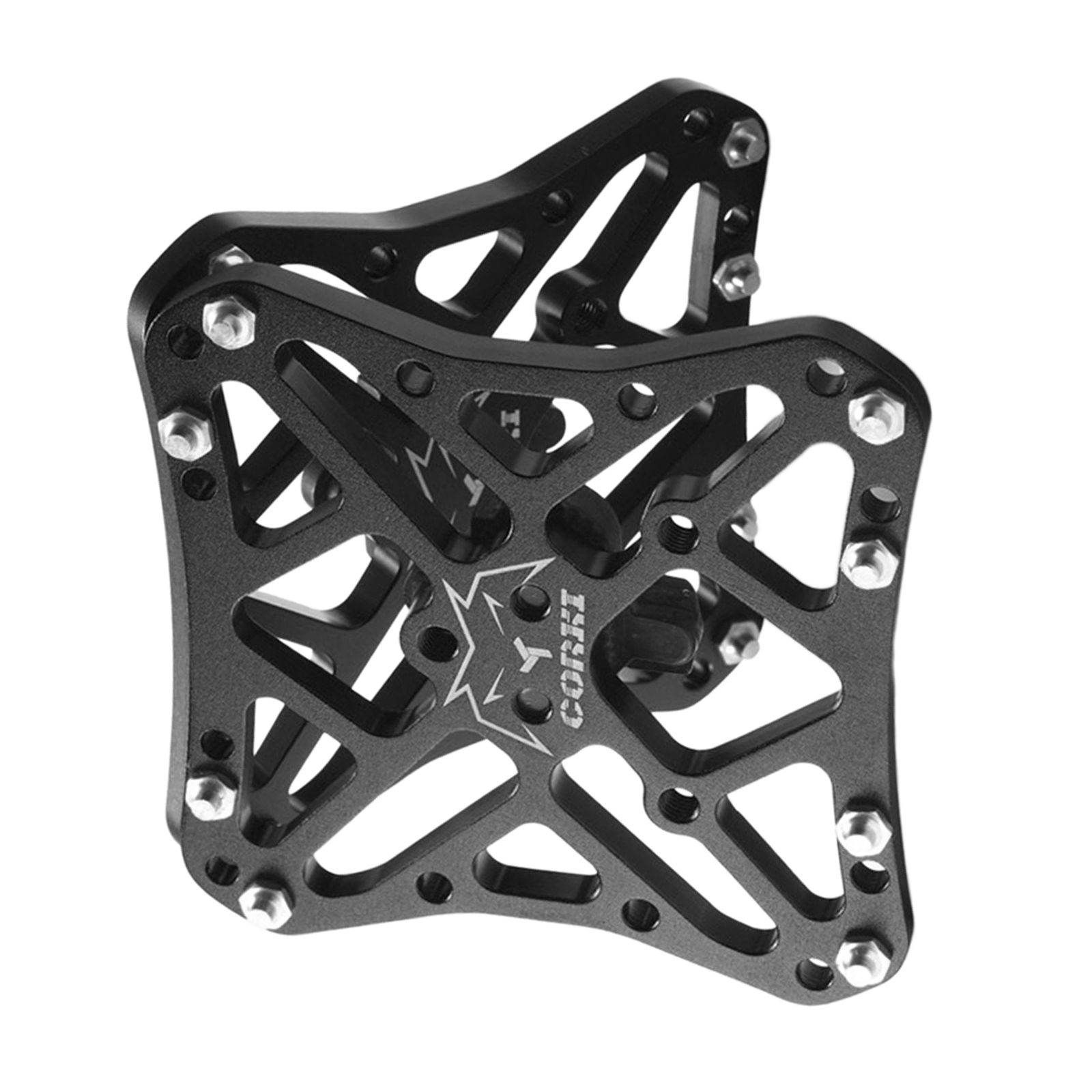 2pcs Durable Clipless Pedal Classic Delicate Aluminum SPD KEO Bicycle Clipless Pedal Platform Adapters Bike Cycling Accessories