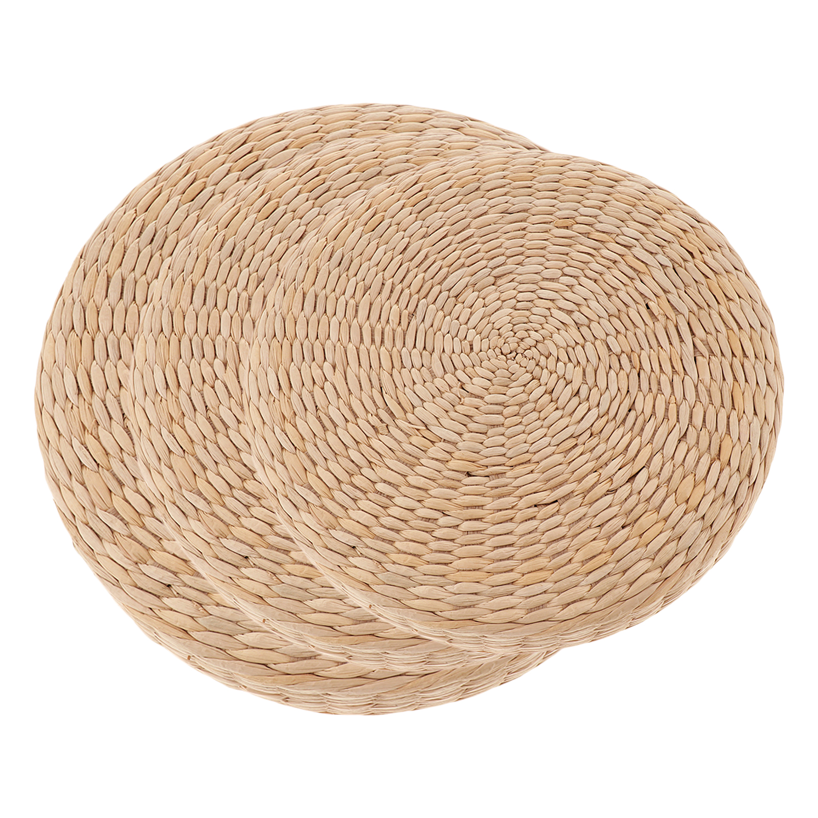 Knitted Straw Flat Seat Cushion Pouf Window Tatami Floor Cushion Home Decor