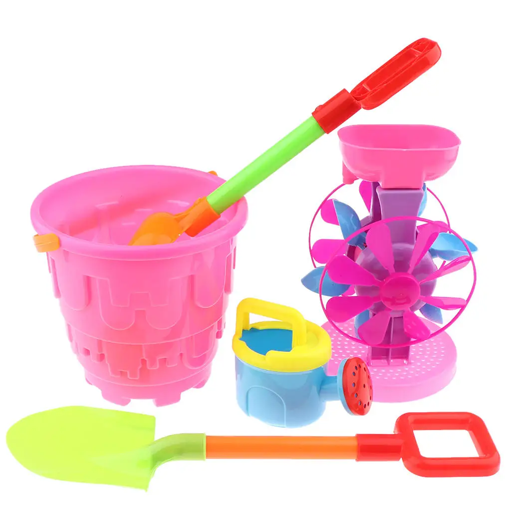 8Pcs Summer Kids Sand Beach Toys Shovels Bucket Spade Water Tools Set For Kids Toys Birthday Gift for Kids