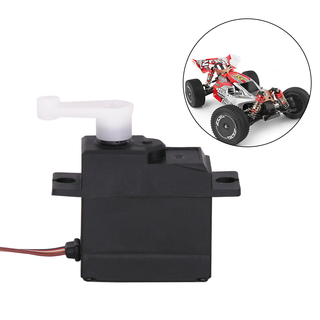 1/14 Scale RC Car 6kg Servo Steering Gear for WLTOYS 144001 1/14 Scale RC Car Parts Replacement