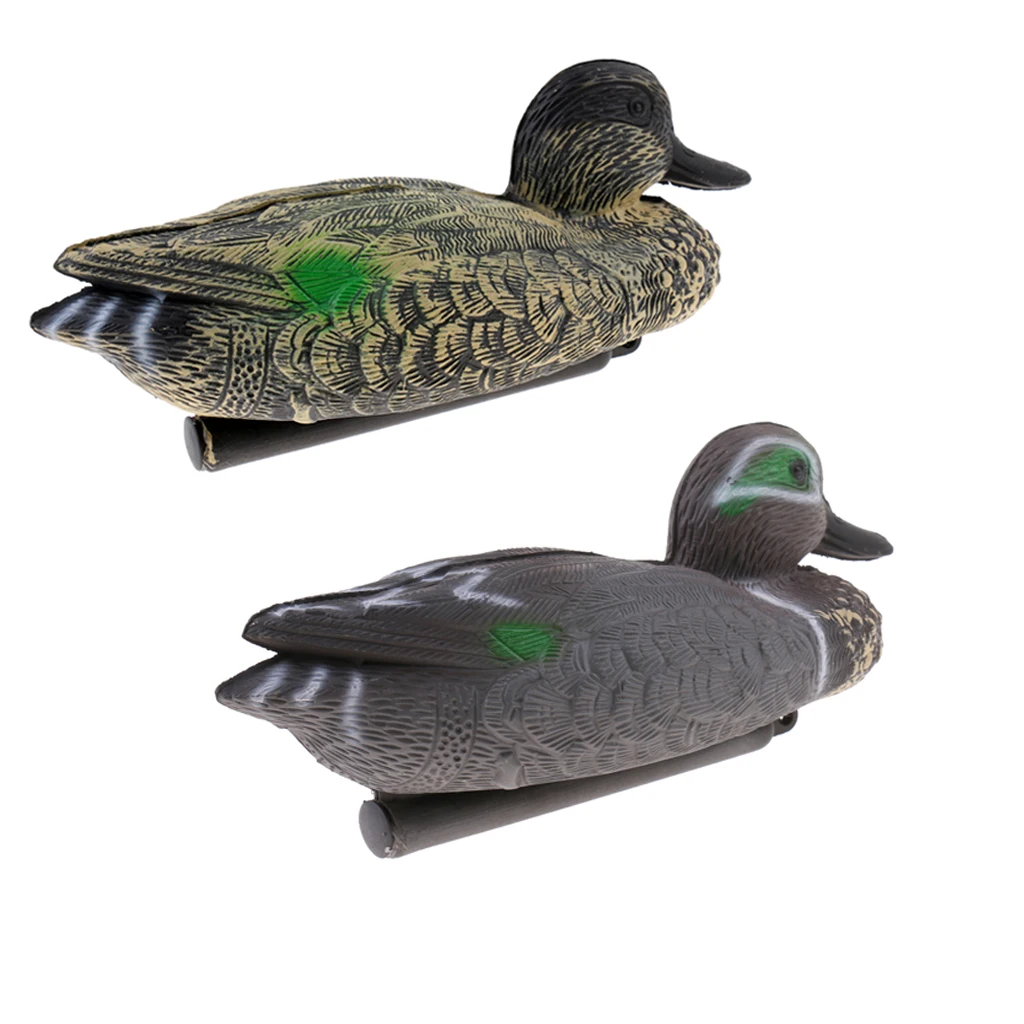 XPE 3D Lifelike Floating Hunting Shooting Drake Duck Decoy For Garden Yard Pool Land Ornaments Oudoor Camping Hunting Decoy