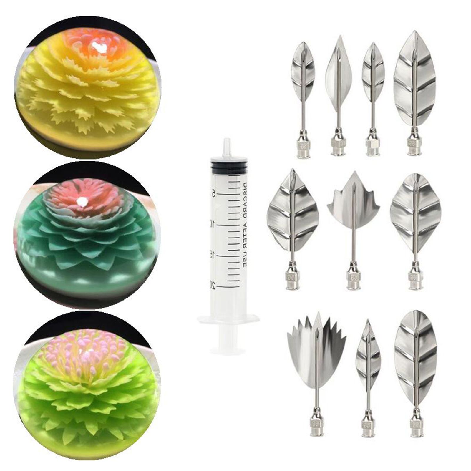 Jelly Art Tool Creative Gelatin Jello Art Nozzle DIY Cake Decorating Tools