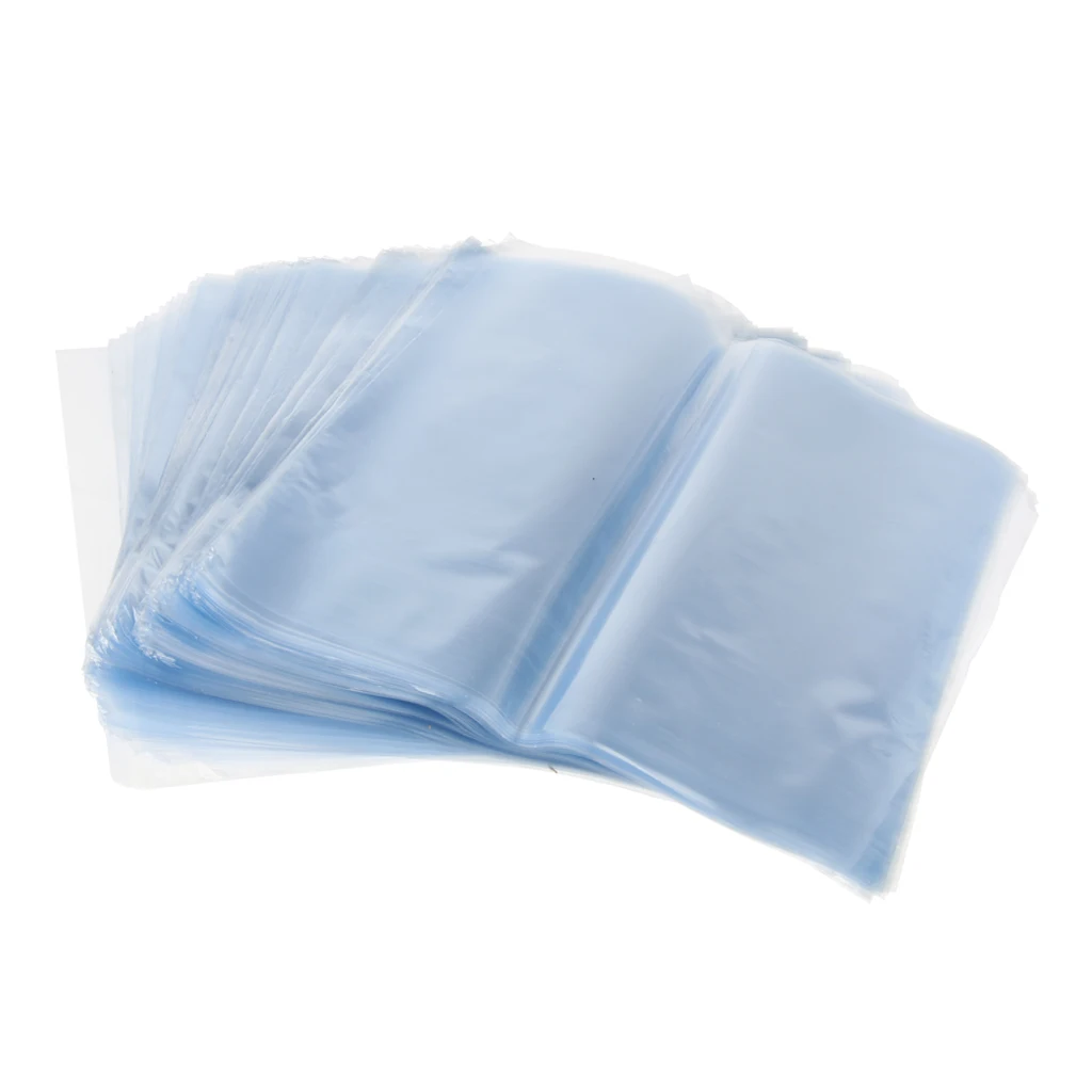 Heat Shrink Wrap Films Bags Sealing Packaging for Handmade Soaps Candles Jars Small Gifts  5.9 x 6.3 inch, 200 Pieces