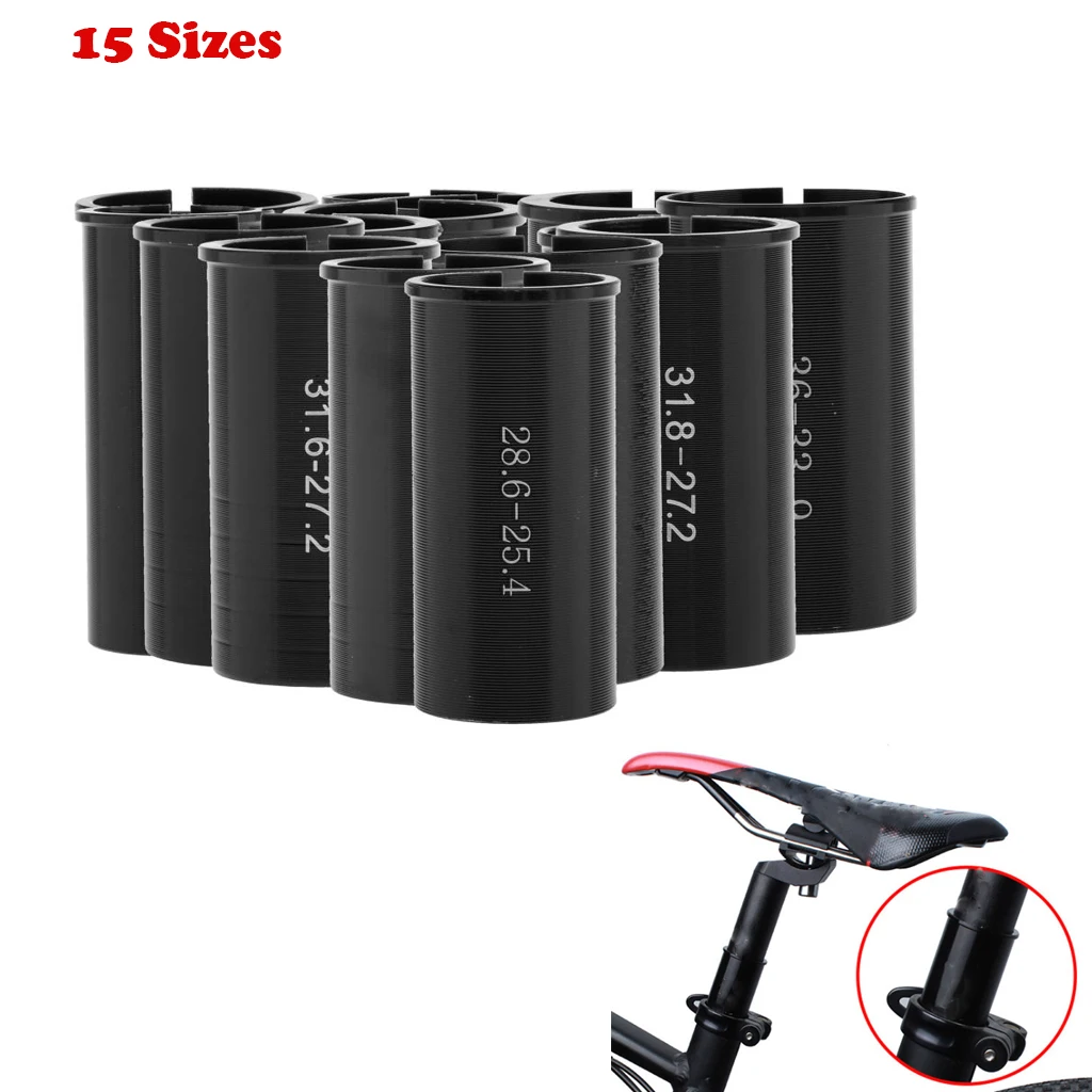 Bike Seatpost Sleeve Shim Lightweight Mountain Road Bicycle Seat Post Adapter Bicycle Seatpost Size Reducer Tube Sleeve