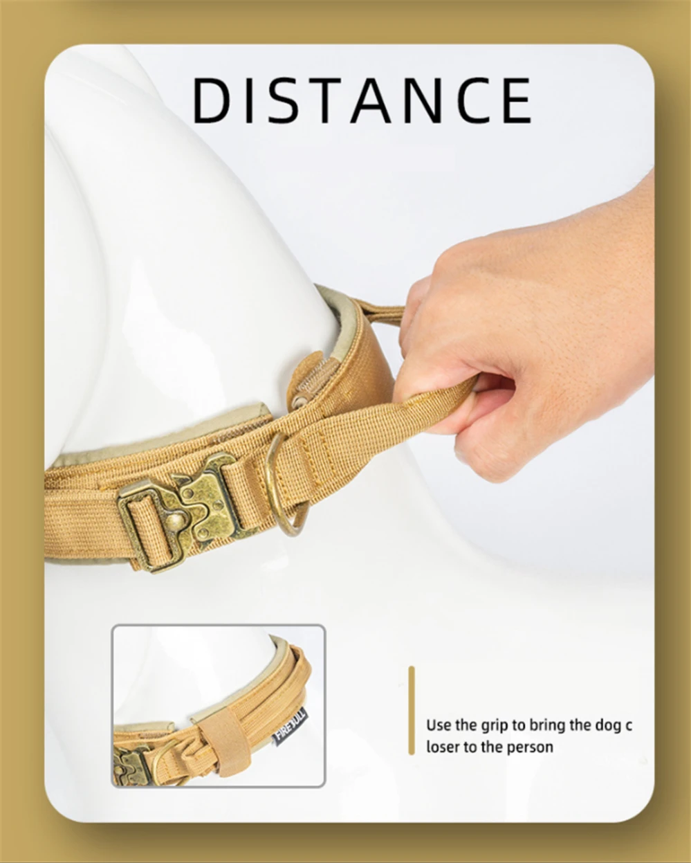 Tactical Dog Collar Leash Set Adjustable Durable Fashion Big Dog Collars Leash Hunting Training for Medium Large Dog Accessories