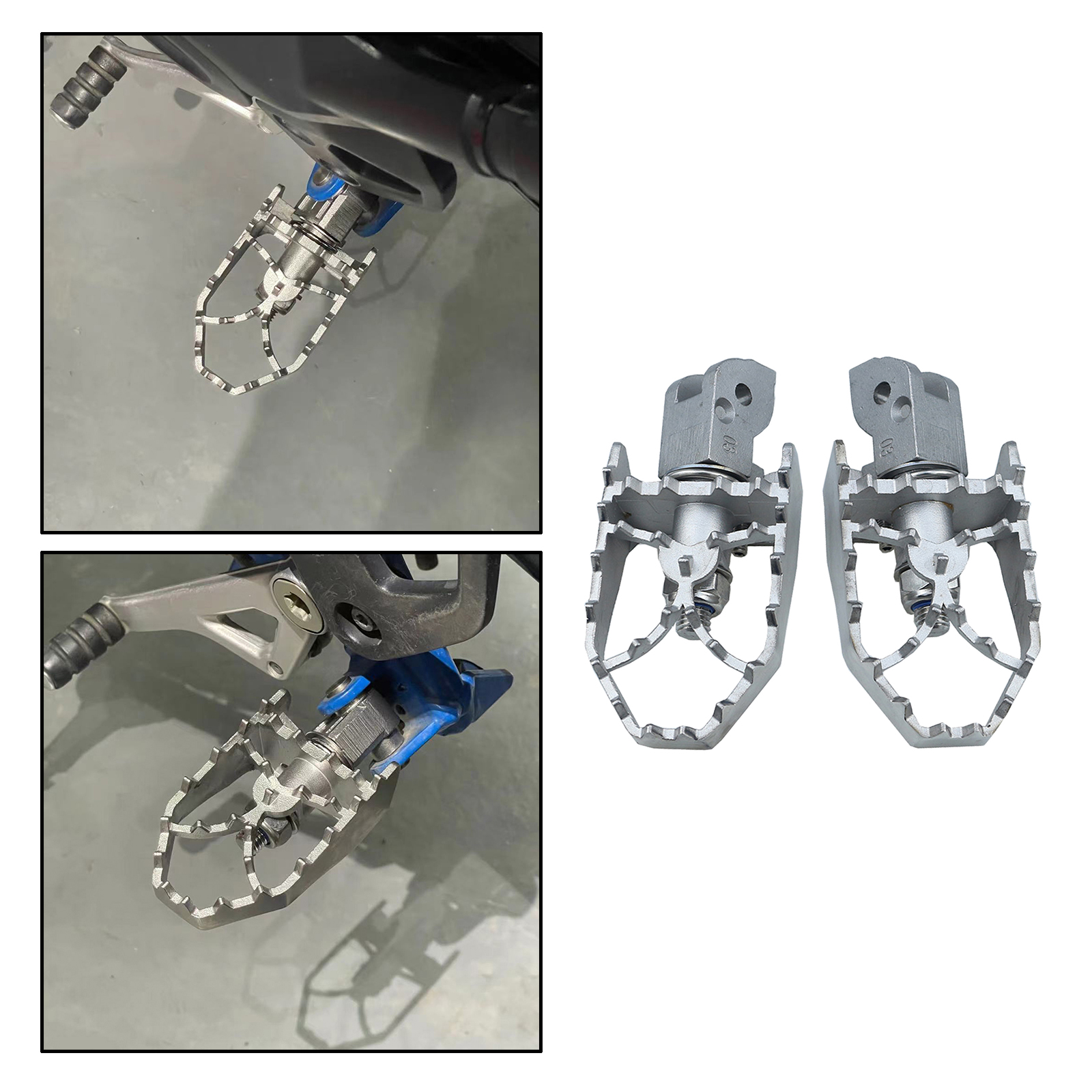 Dirt Bike Motorcycle Rotating Foot Pegs Pedal Footpegs Foot Rest Fit for DUCATI MULTISTRADA 950 for Scrambler 400 800 1100