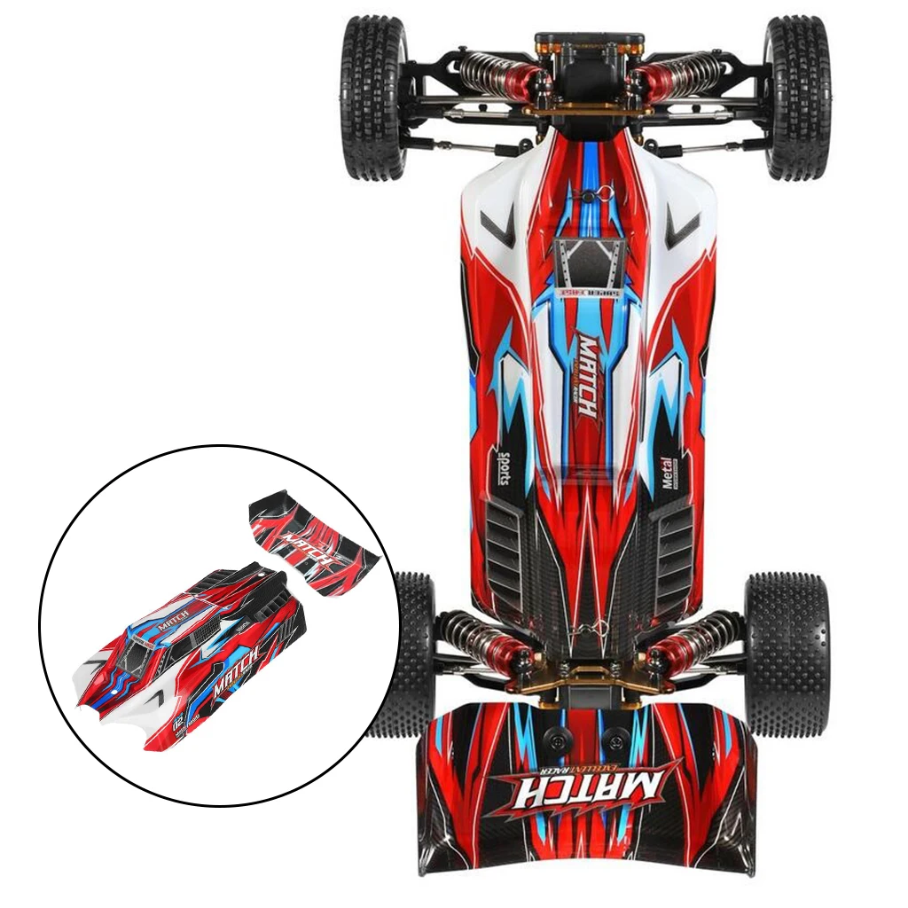 1/10 RC Body Cover Shell with Tail Wing for Wltoys 104001 Buggy Spare Parts