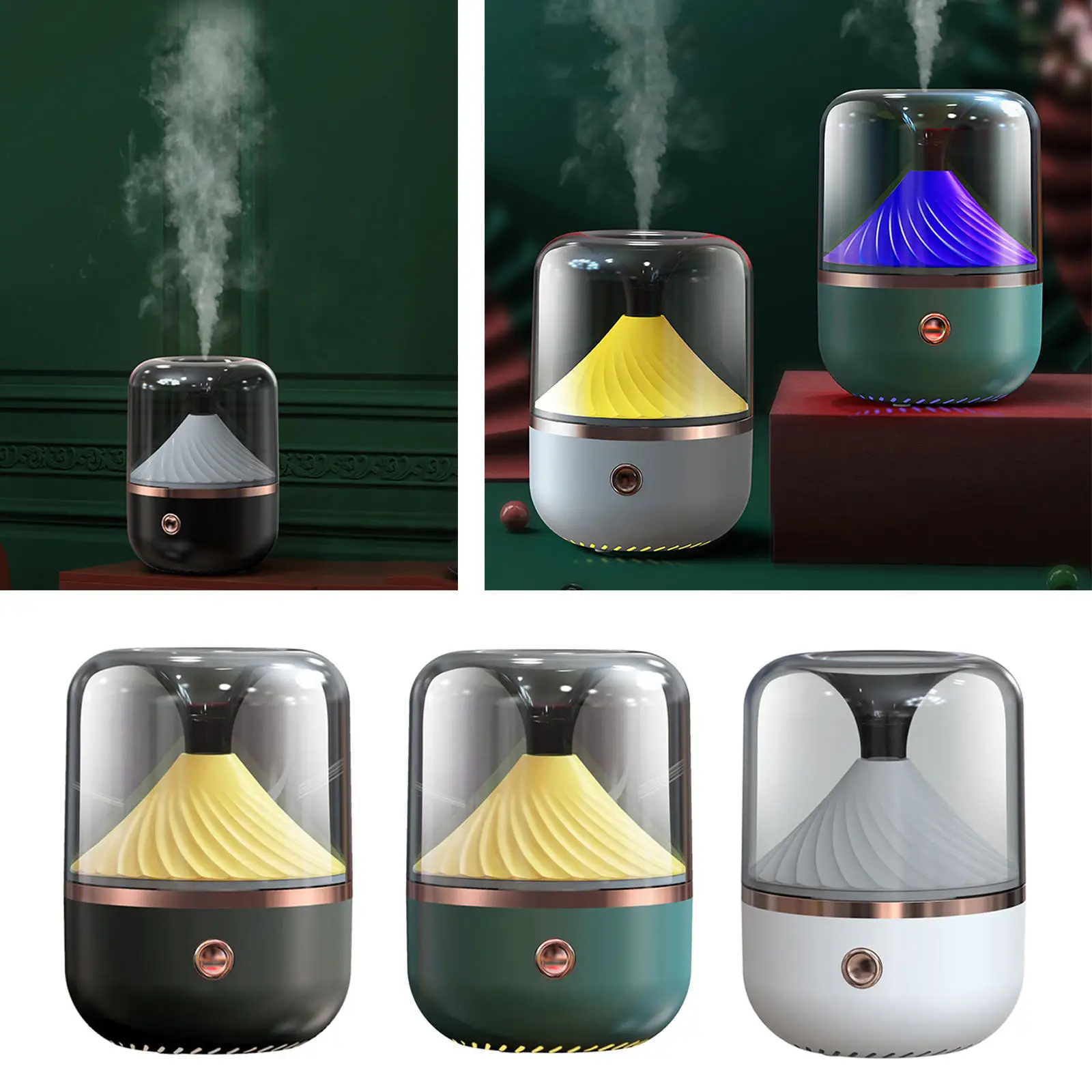 USB Aroma Diffuser Air Humidifier 120ML Ultrasonic Cool Mist Maker Fogger LED Essential Oil Diffuser
