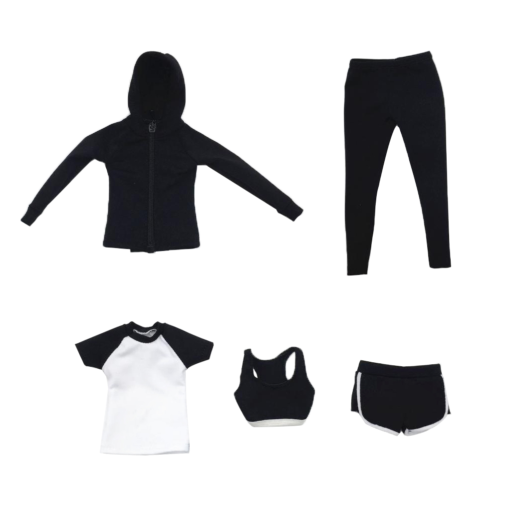 1/6 Female Sports Suit Set Clothes For 12'' Phicen/Kumik/CY Girls Figure Toy