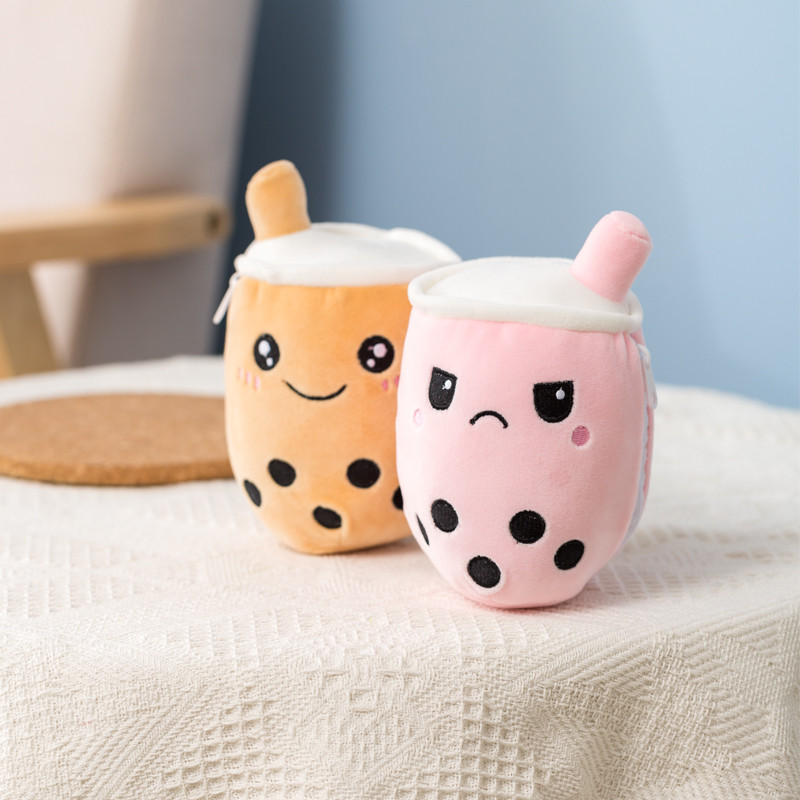 flippable boba plush