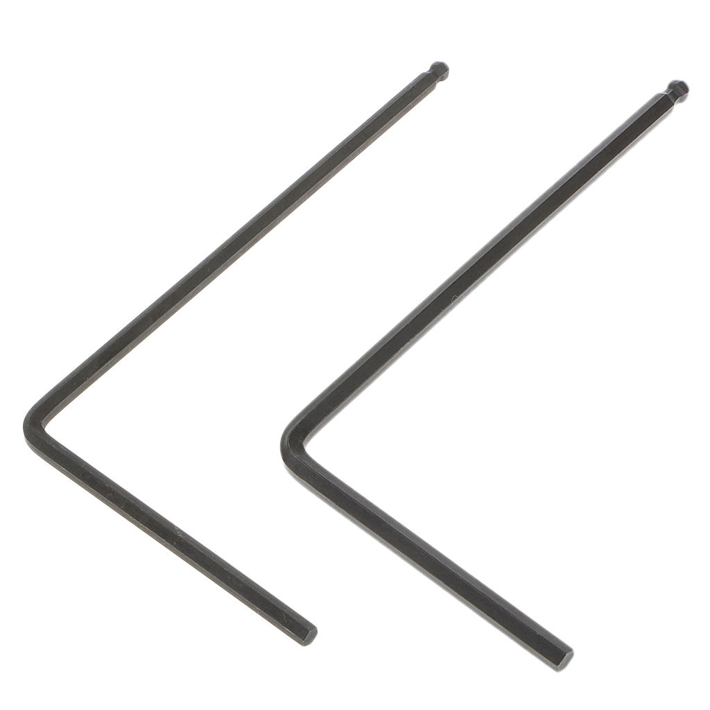 2 Pieces 12.4x7.4cm  L-shape  Rod Allen Wrench Guitar Adjustment Tool for  Guitar