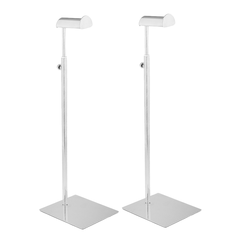 Adjustable Handbag Bag Display Stand Scarf Hat Wig Retail Shop, Single Hooks - Space Saving