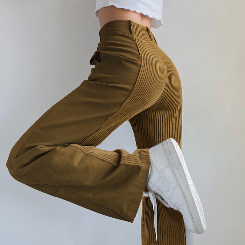 Fashoin Patchwork Loose Pants Women 