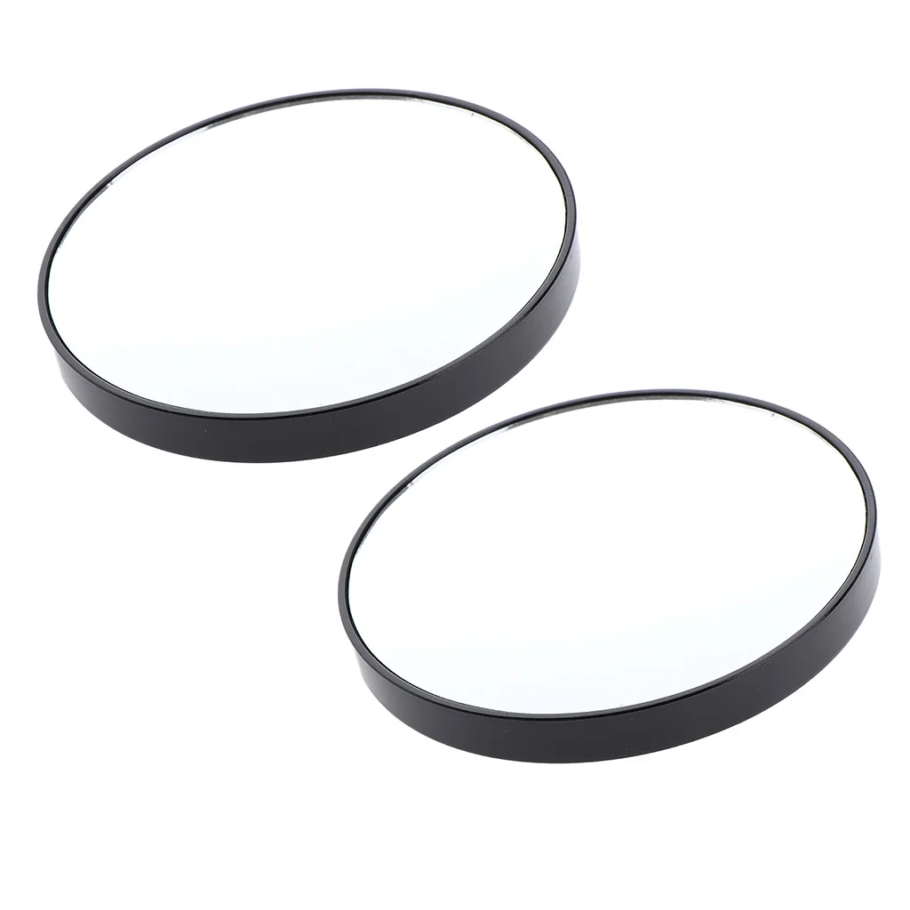 2 Pieces 15X Magnification Makeup Mirror Travel Bathroom Wall Suction Mirrors,