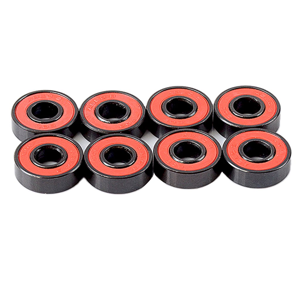 8pcs Professional Skateboard 608 Bearings ABEC-9 Inline Skate Longboard   Wheel Steel Ring Sports Accessoris Parts
