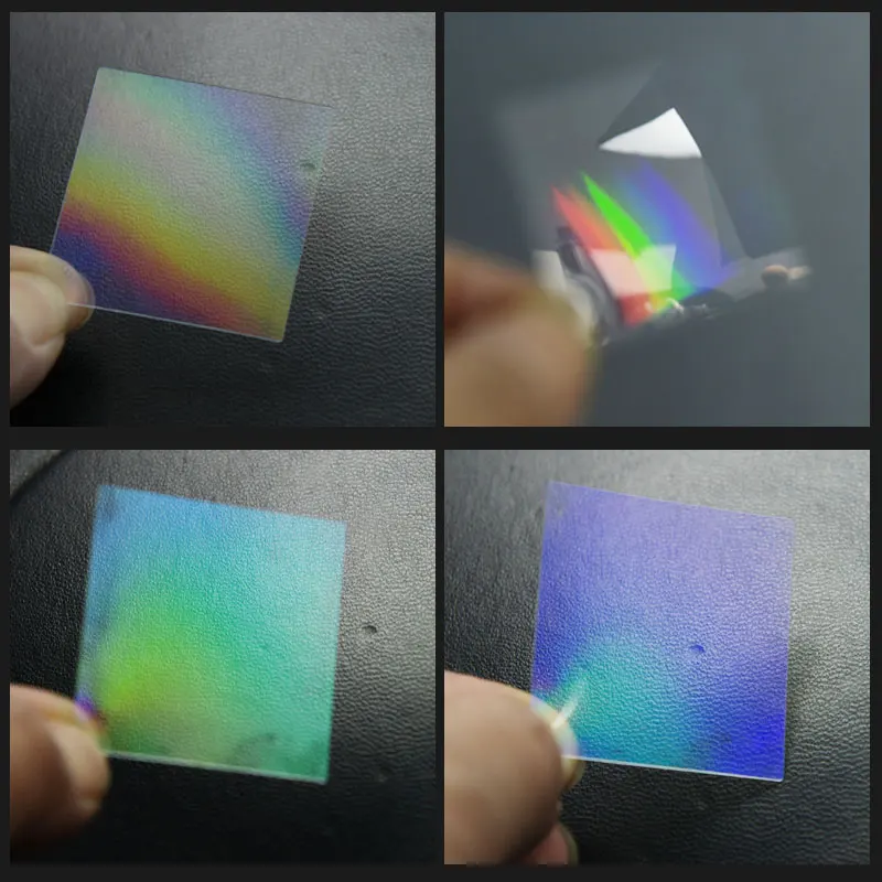 Ultra Precision Nano Gravure trasmission Réseau de diffraction Teaching 20x20mm 