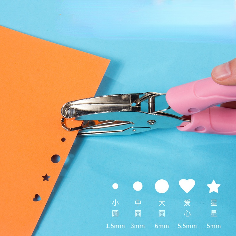 1,5 MM/3 MM/6 MM Griff Locher DIY Lose-blatt Papier Cutter Einzigen Loch Puncher für Scrapbooking Werkzeuge Büro Bindung Liefert – Detail 3