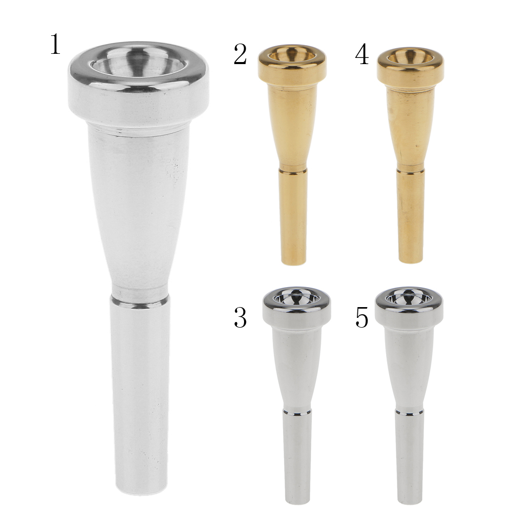 3C Size Rich Tone Trumpet Mouthpiece Golden Plated for Yamaha Bach Trumpet