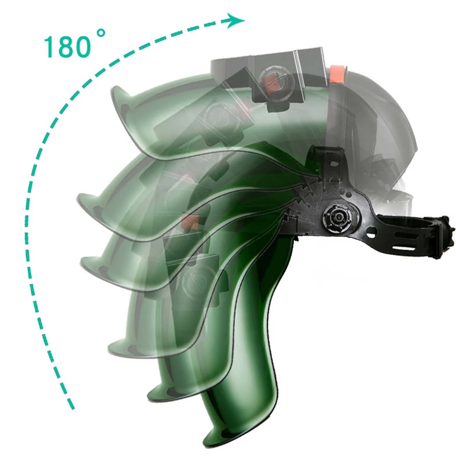 Solar Fully Auto Darkening Adjustable Range Flip Electric Welding Protective Mask Helmet Lens for  Machine