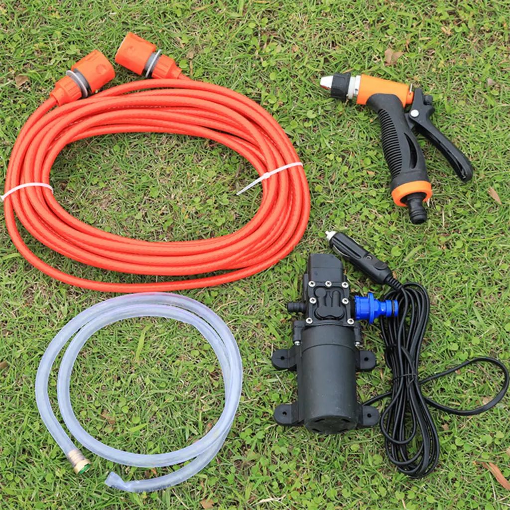 12V/70W Portable Electric Car Cleaning Washer Pump Device Powerful High Pressure