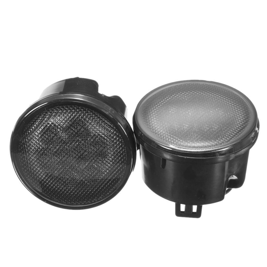 1 Pair Amber Front LED Turn Signal Light Assembly Indicator Side  Parking Lights For Jeep Wrangler JK 2007~2016 98 x 98 x 80mm