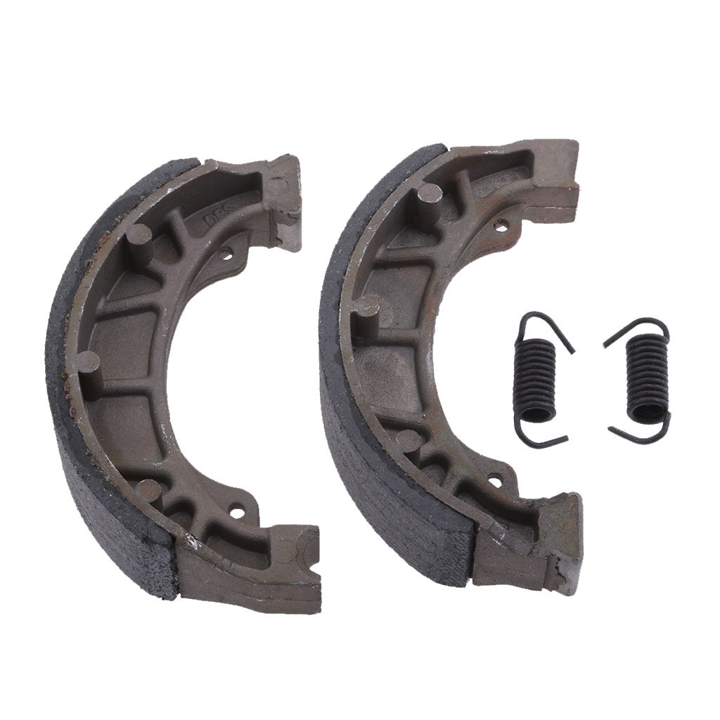 Gray Motorbike Rear Wheel Brake Shoes Kit Pad Fits for Yamaha PEEWEE 80 2010 2011 2012 2013