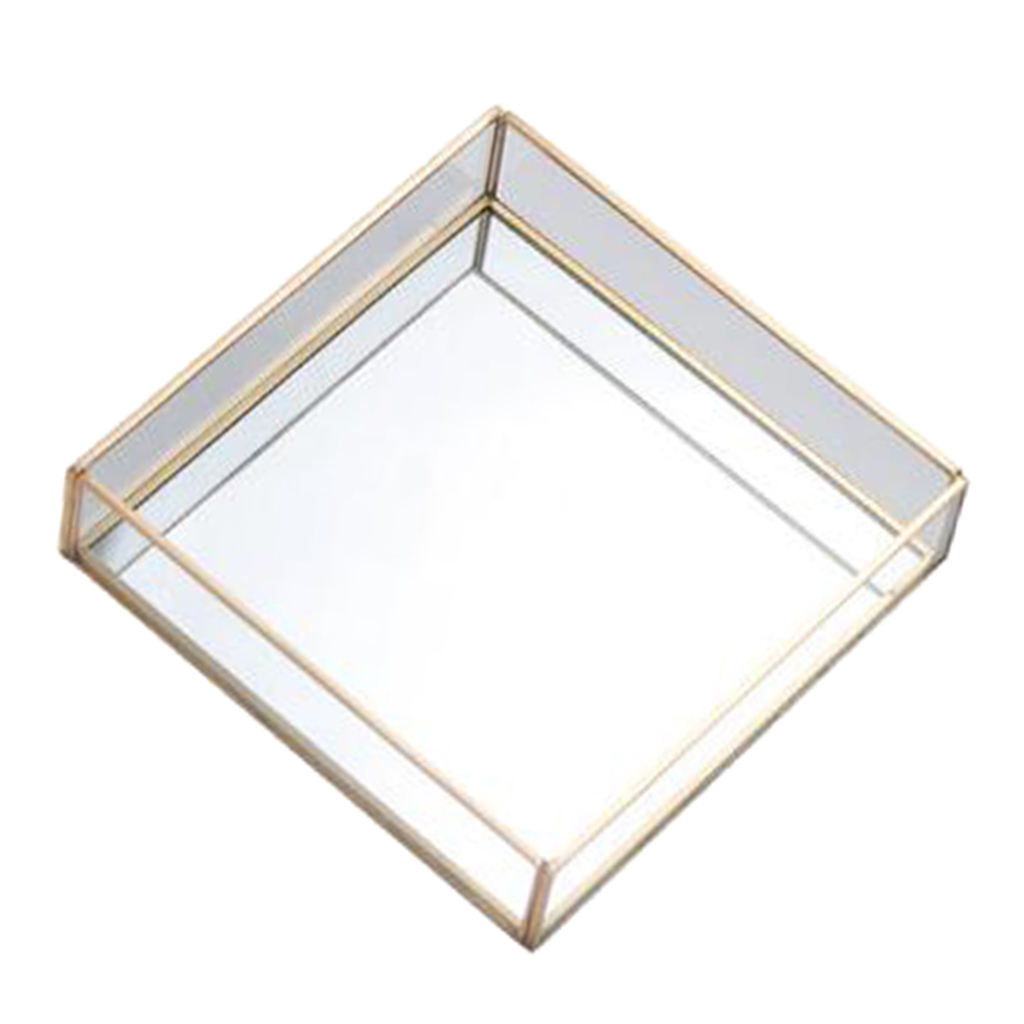 Geometric Succulent Small Plants Air Planter Terrarium Box - Decorative Glass Jewelry Box, Display Show Box