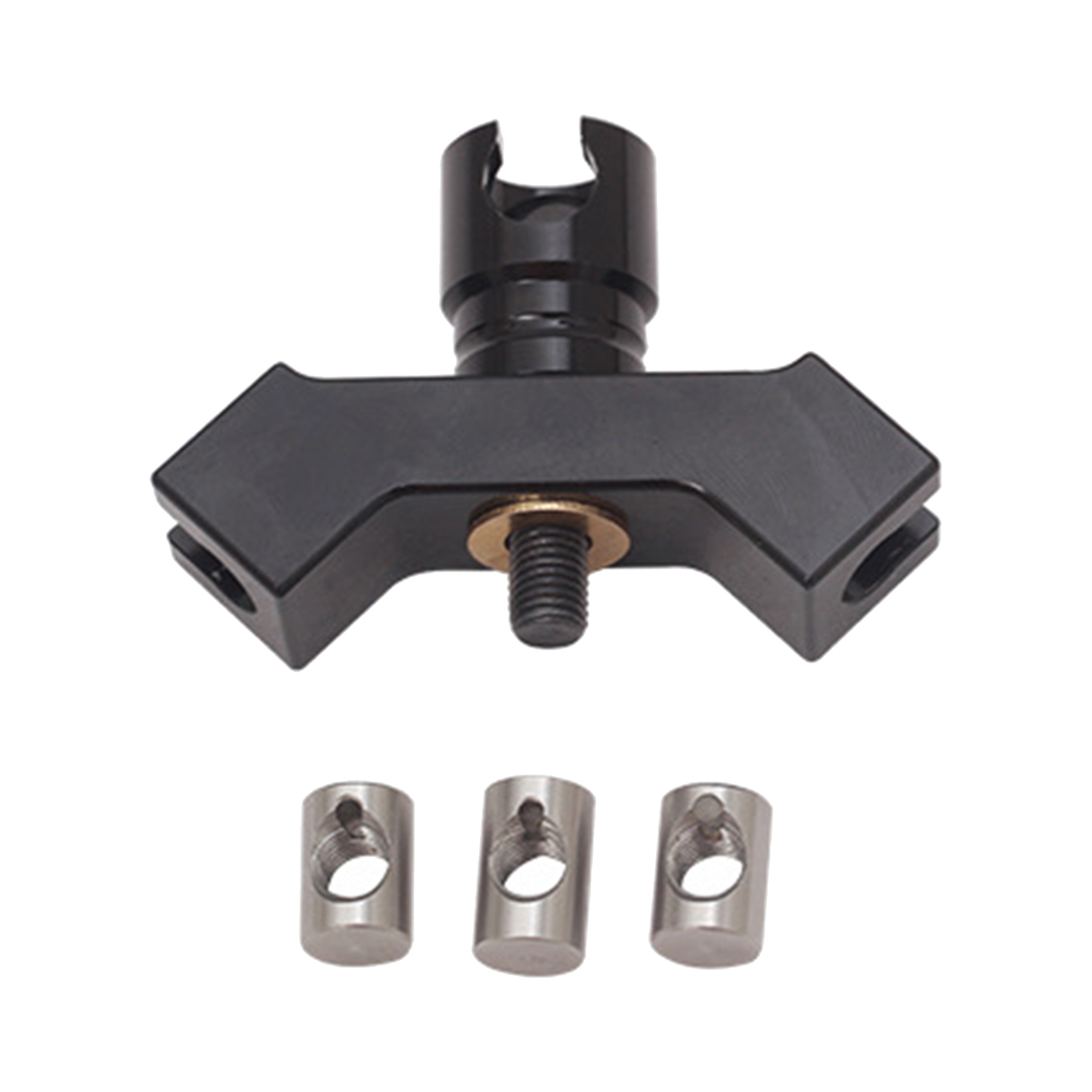 Archery Single Side Adjustable V-bar Quick Disconnect Mount Bow Rod Stabilizer